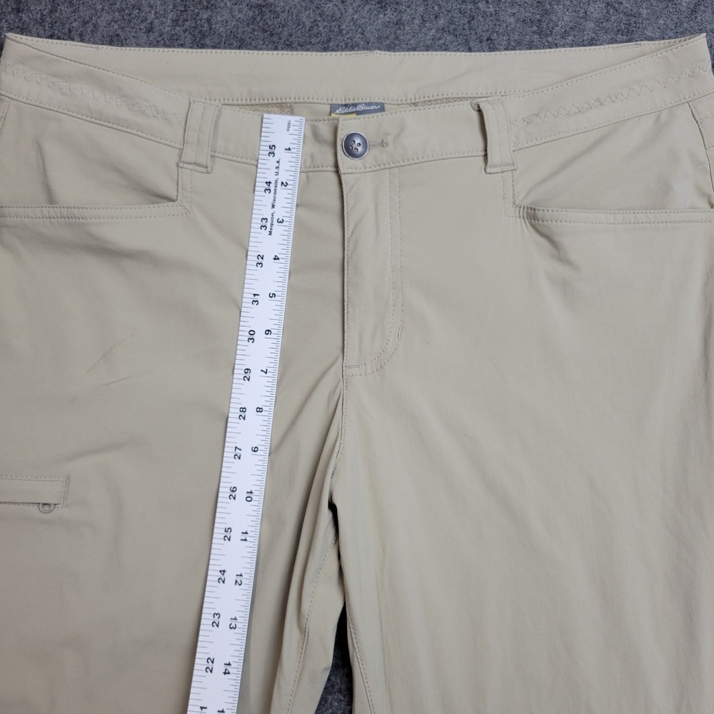 Eddie Bauer Pants Womens 16 Brown Stretch Lightweight Hiking Outdoor Camping - Picture 8 of 12